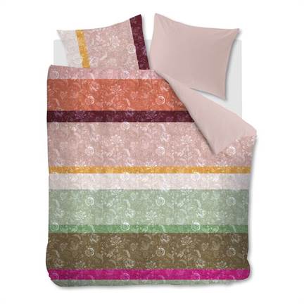 Oilily Blooming Stripe dekbedovertrek