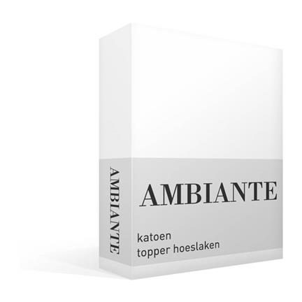 Ambiante percaline katoen topper hoeslaken