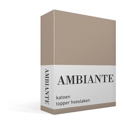 Ambiante percaline katoen topper hoeslaken
