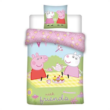 Peppa Pig dekbedovertrek
