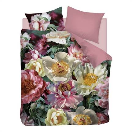 Snoozing Flower Garden flanel dekbedovertrek