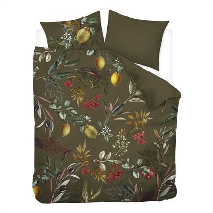 Snoozing Lemon flanel dekbedovertrek