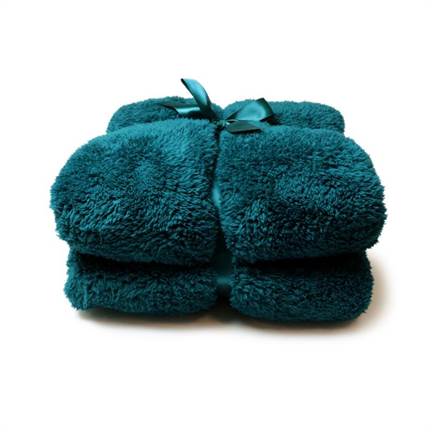 Unique Living Teddy fleece plaid
