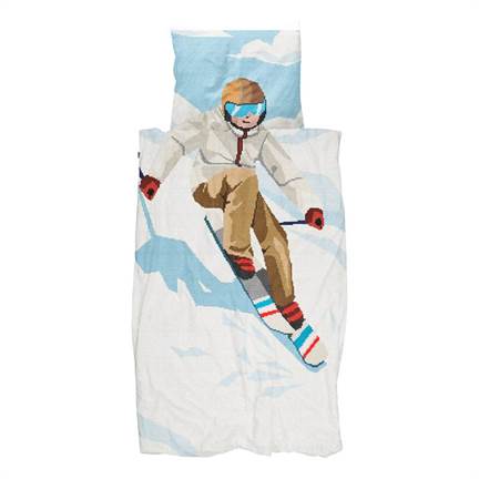 SNURK Ski Boy dekbedovertrek