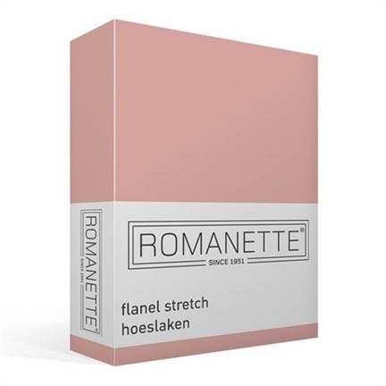 Romanette stretch flanel hoeslaken