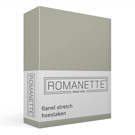 Romanette stretch flanel hoeslaken
