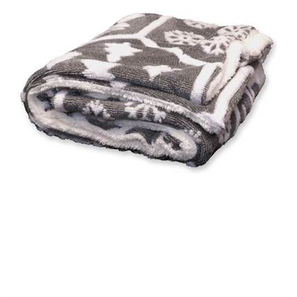 Unique Living Jul fleece plaid