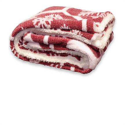 Unique Living Jul fleece plaid