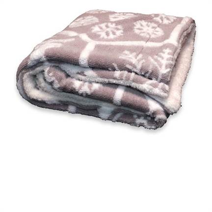 Unique Living Jul fleece plaid