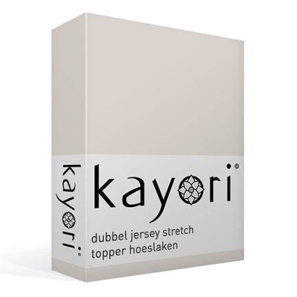 Kayori Kyoto dubbel jersey stretch topper hoeslaken