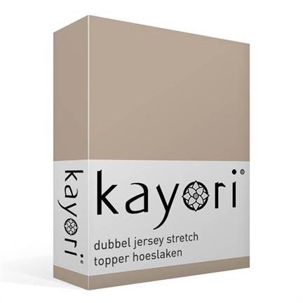 Kayori Kyoto dubbel jersey stretch topper hoeslaken
