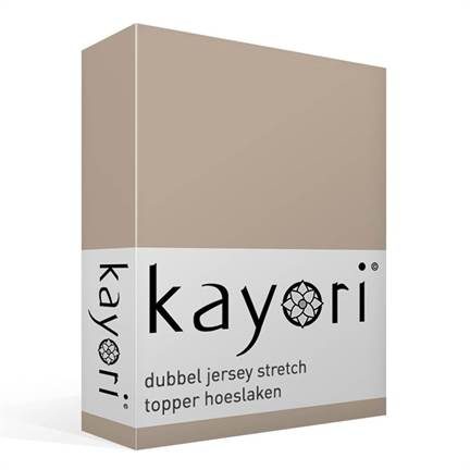 Kayori Kyoto dubbel jersey stretch topper hoeslaken
