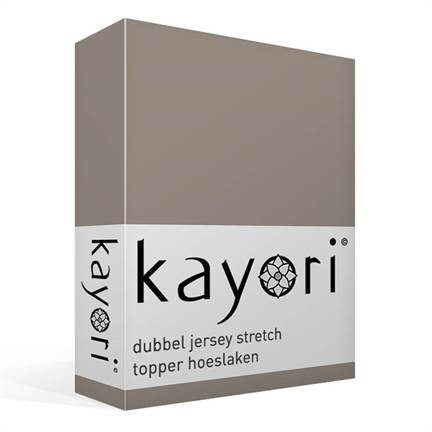 Kayori Kyoto dubbel jersey stretch topper hoeslaken