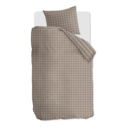 VTWonen Grid flanel dekbedovertrek