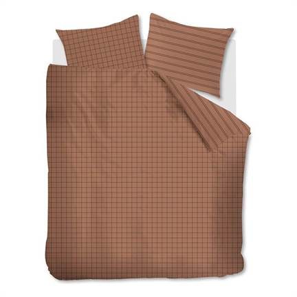 VTWonen Grid flanel dekbedovertrek