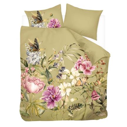 Snoozing Flowering flanel dekbedovertrek