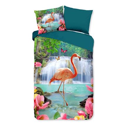 Pure Flamingo dekbedovertrek