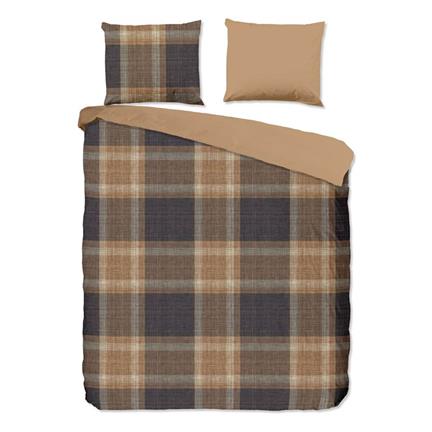 Good Morning Checks flanel dekbedovertrek