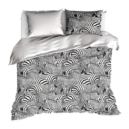 De Witte Lietaer Zebra flanel dekbedovertrek