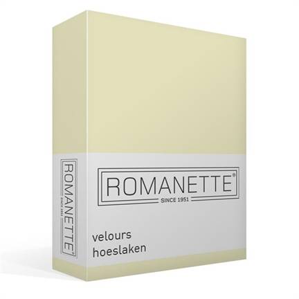 Romanette velours hoeslaken