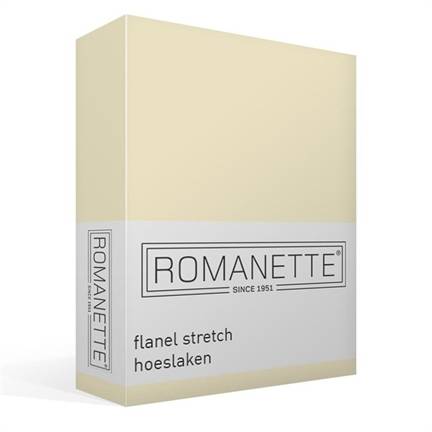 Romanette stretch flanel hoeslaken