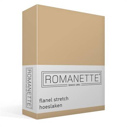 Romanette stretch flanel hoeslaken