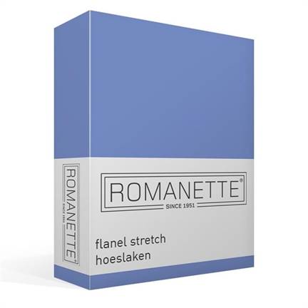 Romanette stretch flanel hoeslaken