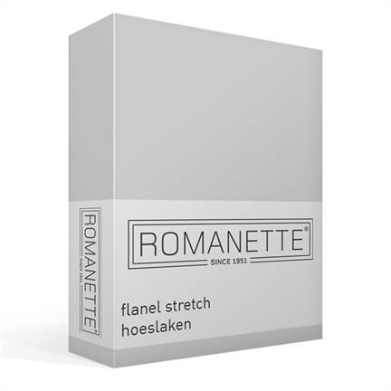 Romanette stretch flanel hoeslaken