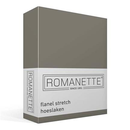 Romanette stretch flanel hoeslaken