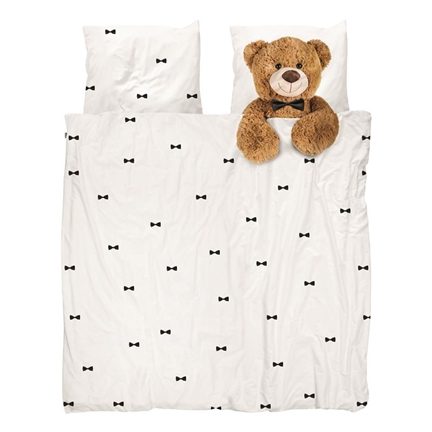 SNURK Teddy flanel dekbedovertrek