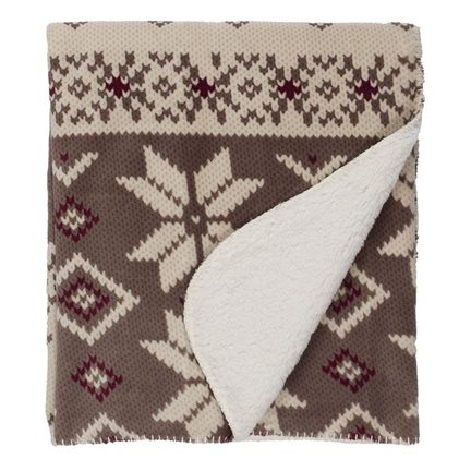 Unique Living Tumba fleece plaid
