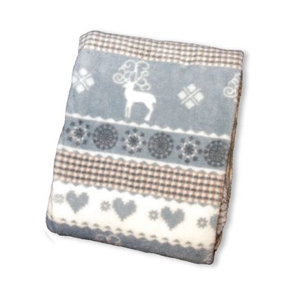 Unique Living Winter fleece plaid