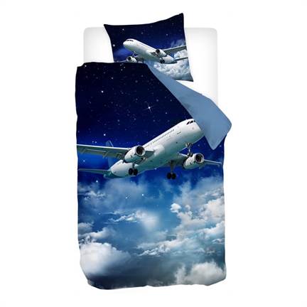 Snoozing Plane dekbedovertrek