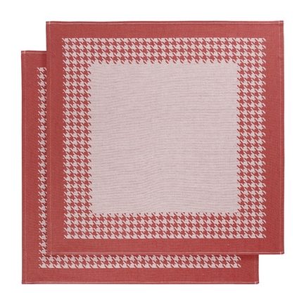 De Witte Lietaer Pied De Poule theedoek (set van 2)