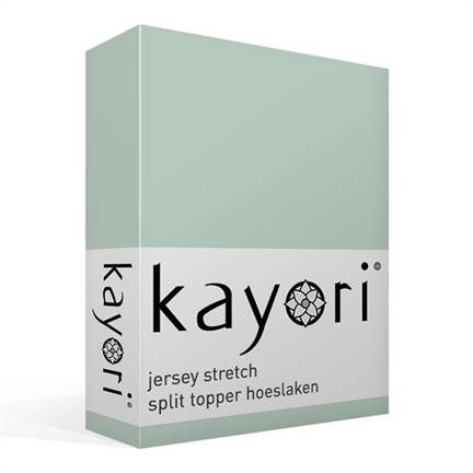 Kayori Shizu jersey stretch split-topper hoeslaken