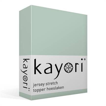 Kayori Shizu jersey stretch topper hoeslaken