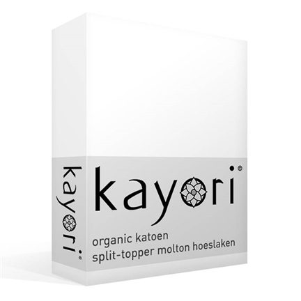 Kayori Katoen Split-topper molton hoeslaken