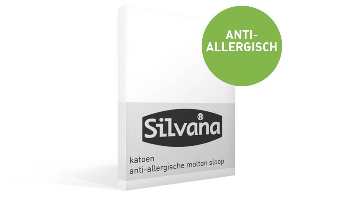 Silvana anti-allergische molton kussensloop