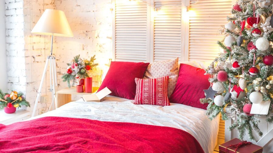Creëer een gezellige kerstsfeer in de slaapkamer