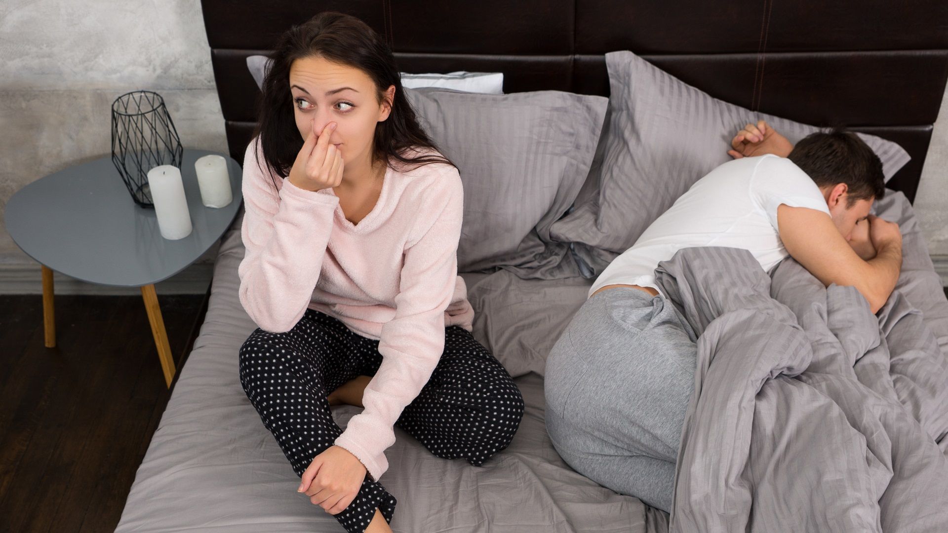 Scheten laten in bed; doe er maar luchtig over