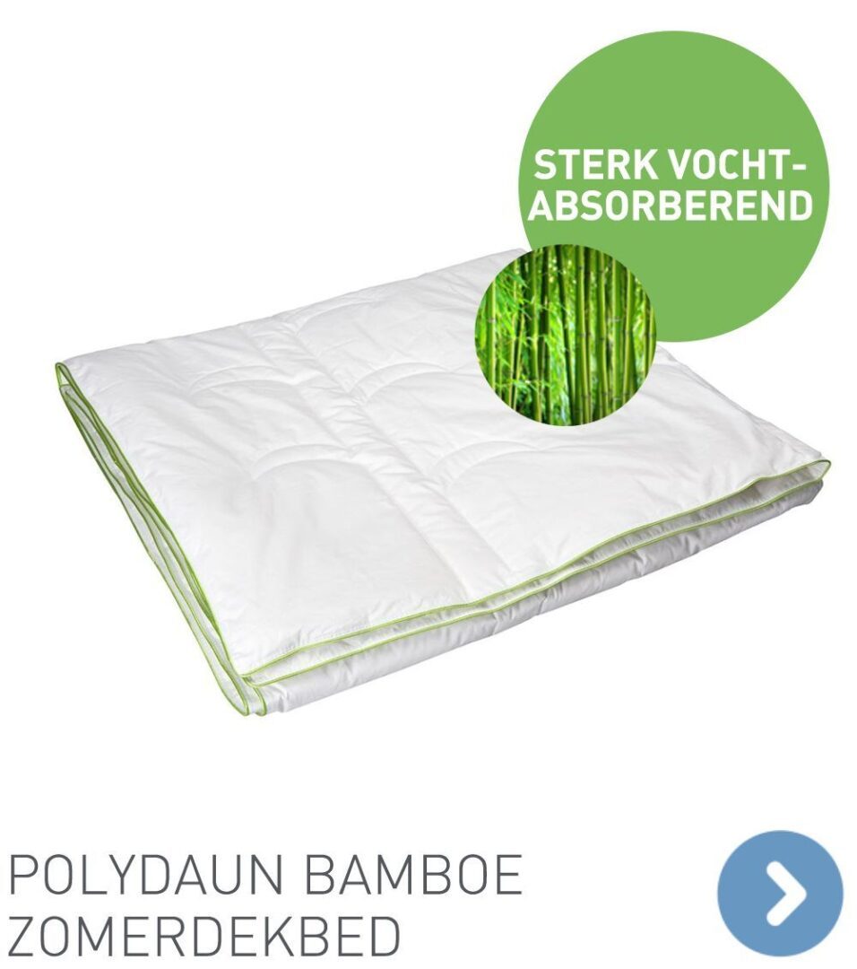 Polydaun zomerdekbed bamboe