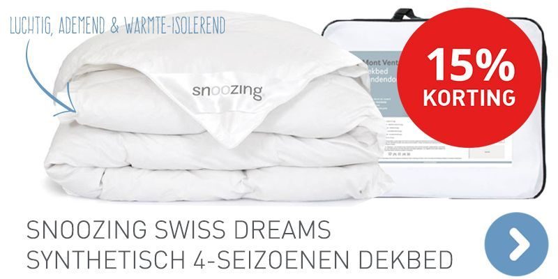 Snoozing Swiss Dreams synthetisch 4-seizoenen dekbed