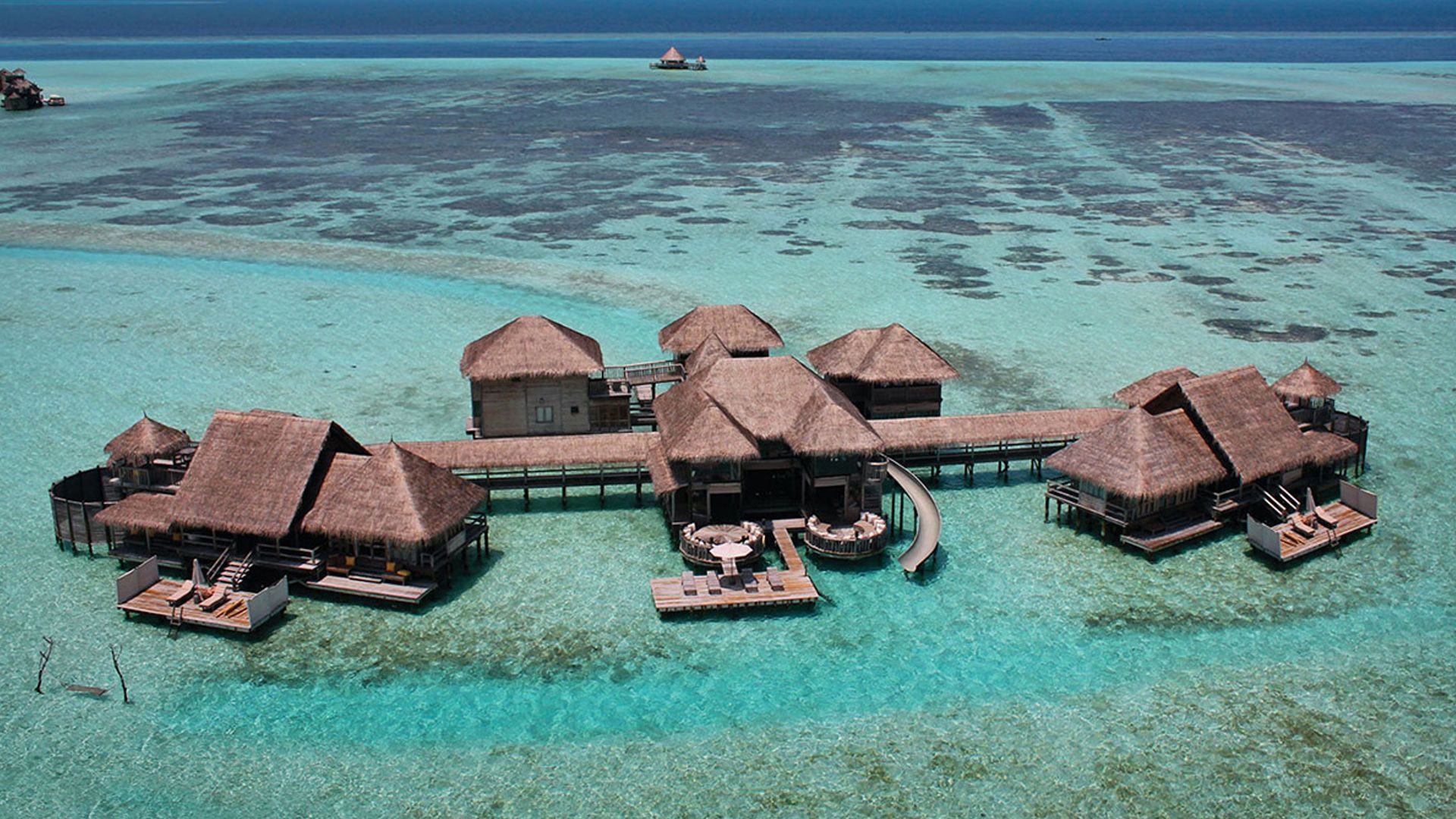 Waterbungalow Gili Lankanfushi Resort Malediven