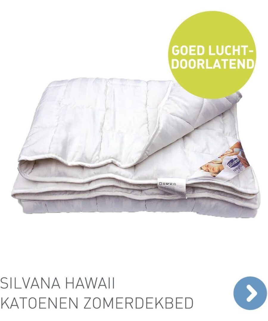 Silvana Hawaii katoenen zomerdekbed