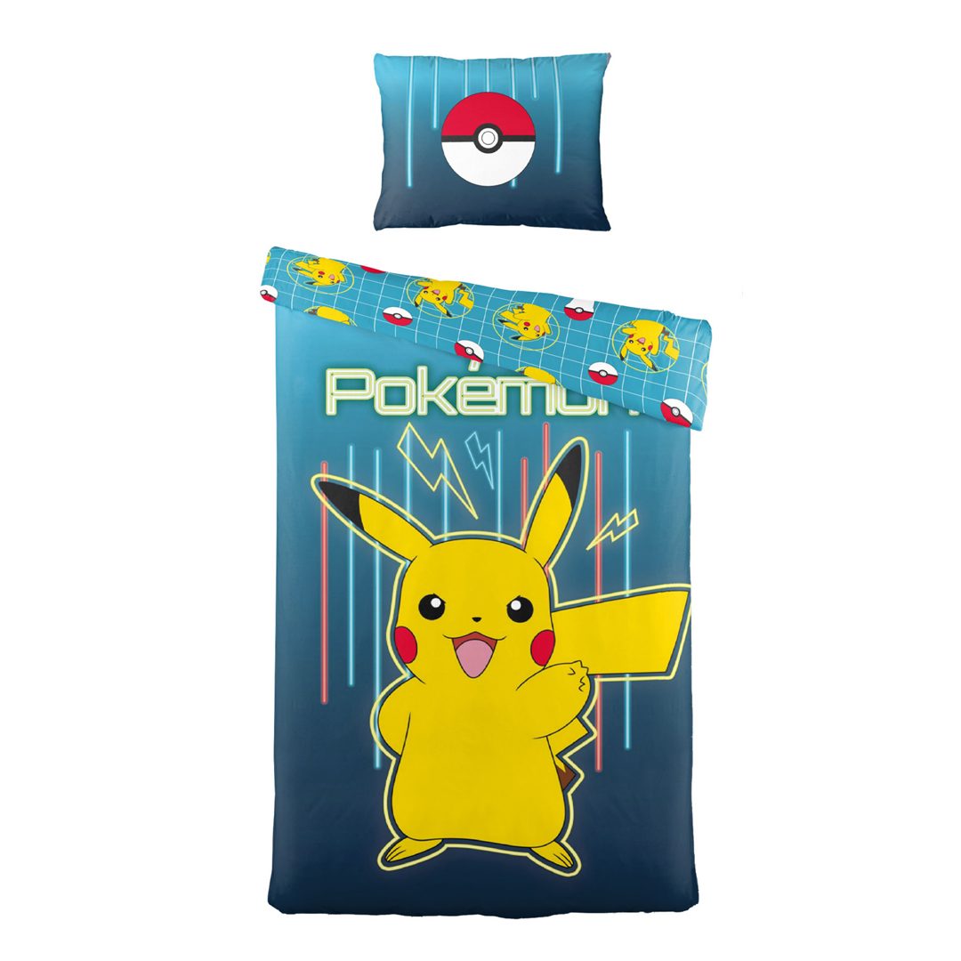 Pokemon dekbedovertrek blauw