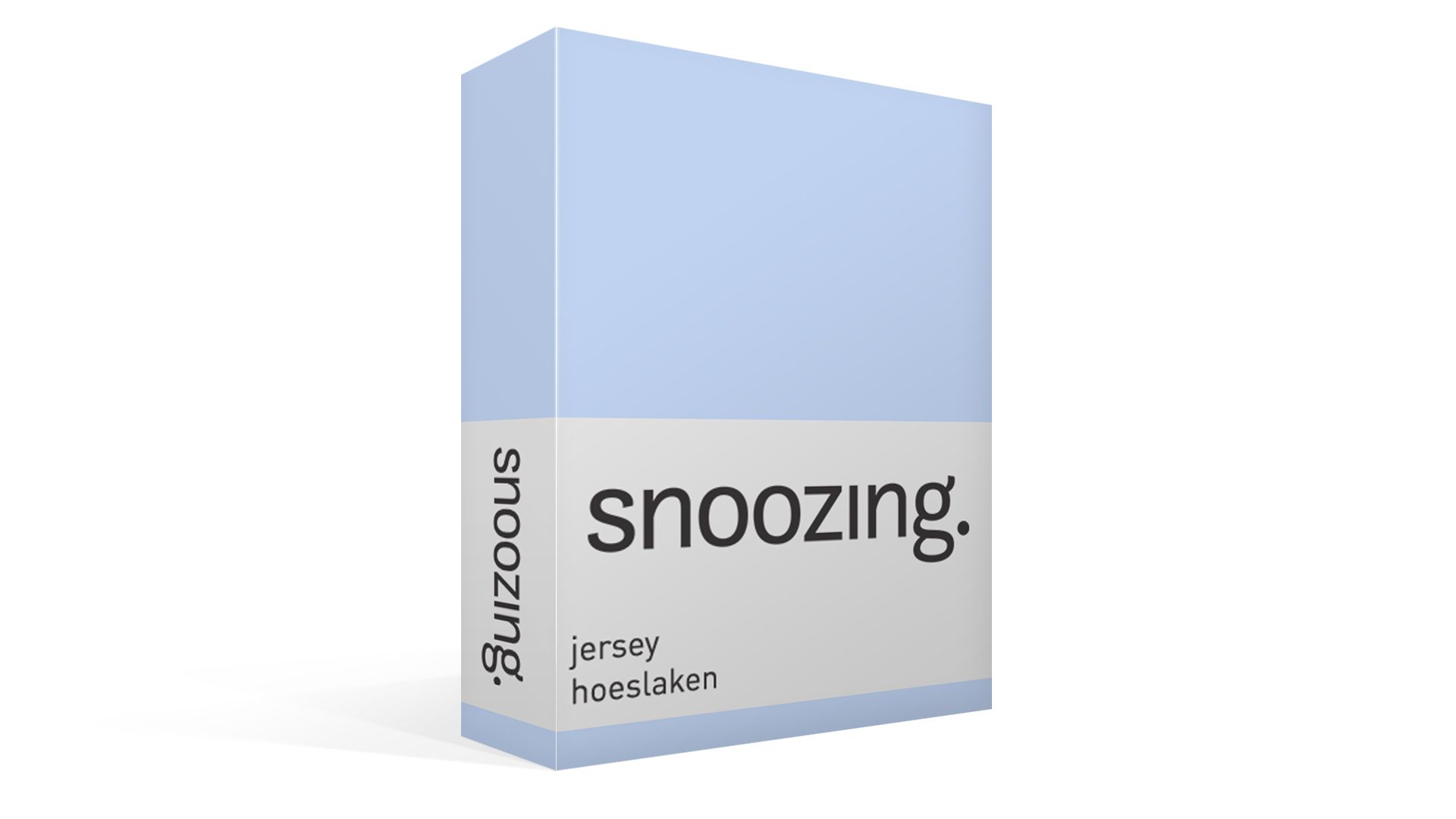 Snoozing jersey hoeslaken - hemel