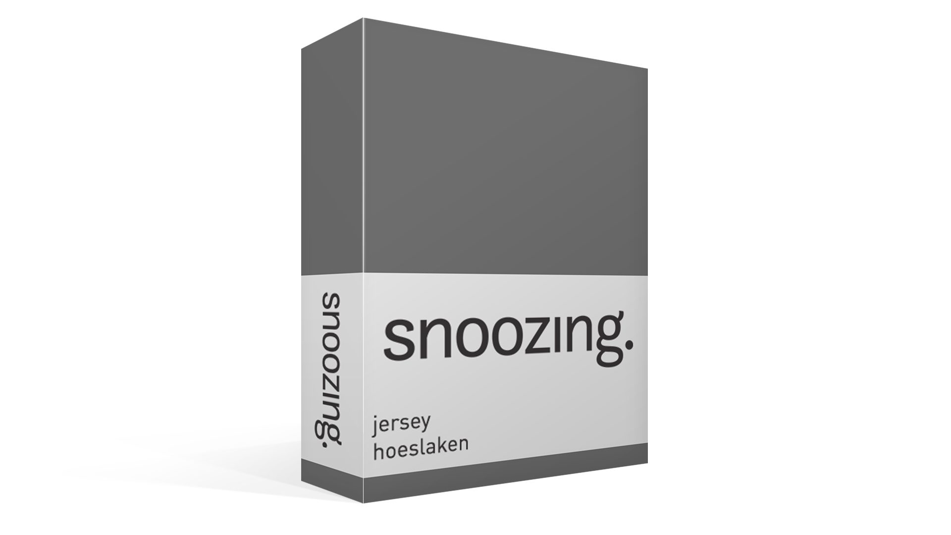 Snoozing jersey hoeslaken - antraciet