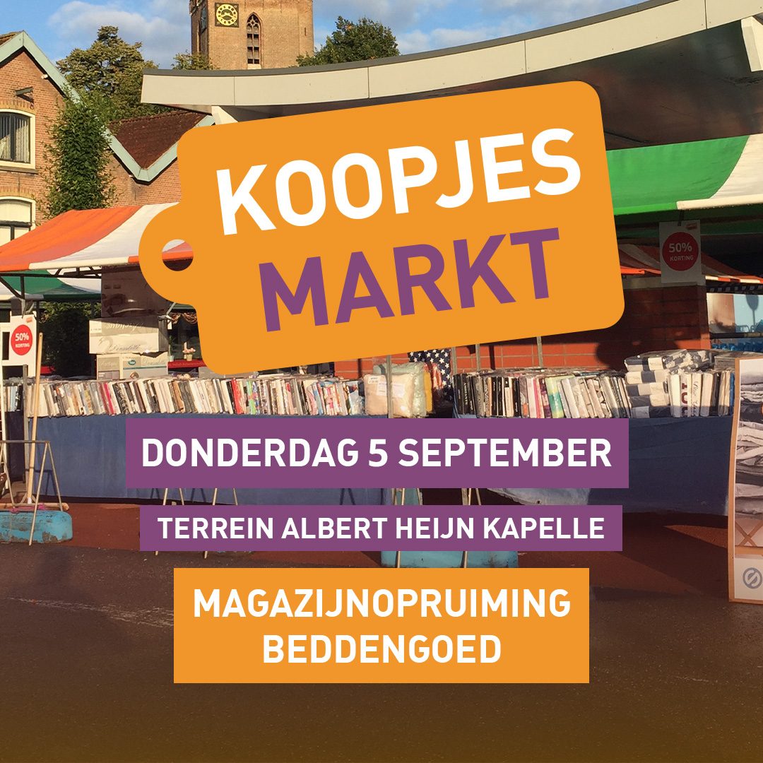 Koopjesmarkt Smulderstextiel Kapelle