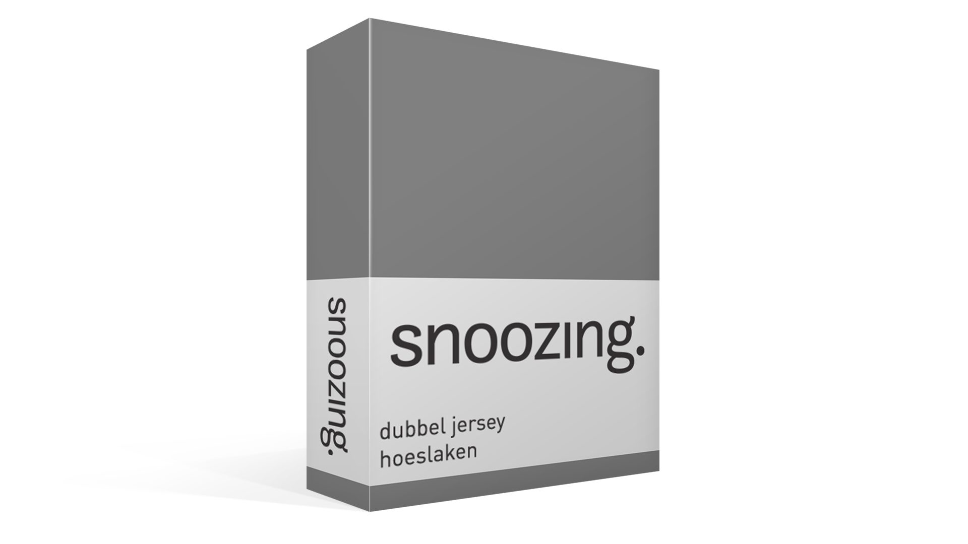 Snoozing dubbel jersey hoeslaken - grijs