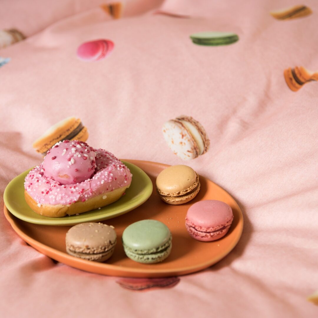 SNURK Macarons dekbedovertrek - roze